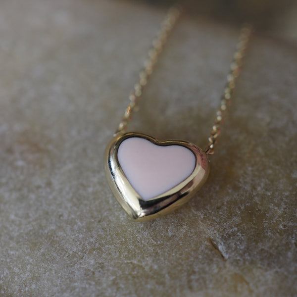 ANNABELLE HEART NECKLACE - ENAMEL