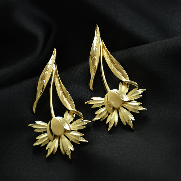 RYANN  FLORAL STATEMENT EARRINGS