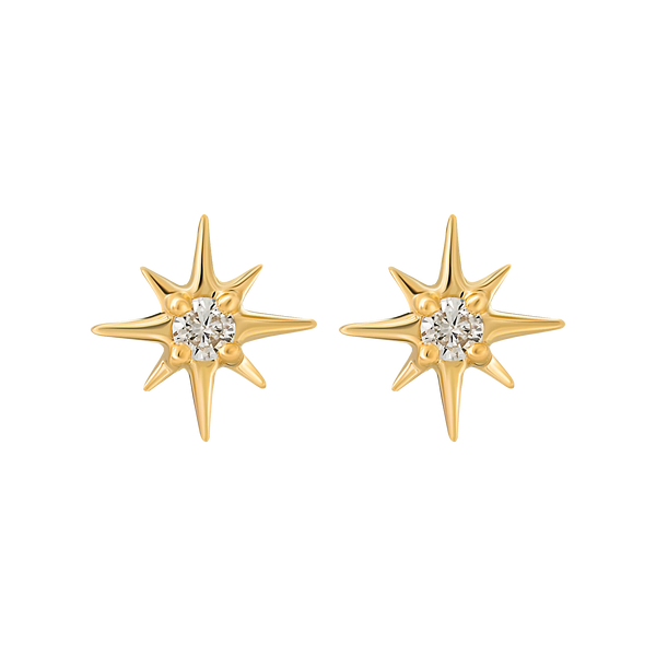 AMARA MINI DIAMOND STAR STUDS