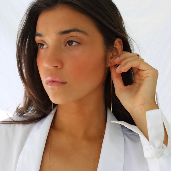 ASHLEY CHAIN DROP EARRINGS