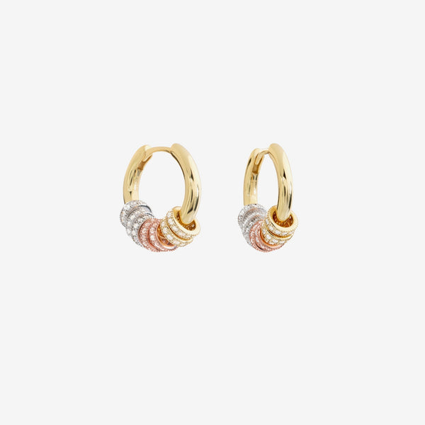 SHASHI GAIA PAVE HOOPS