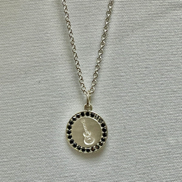 JANEY SILVER CUSTOM DISC NECKLACE