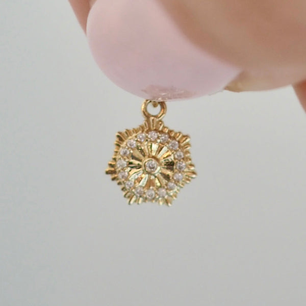 BONDY FLUTED DISC PENDANT