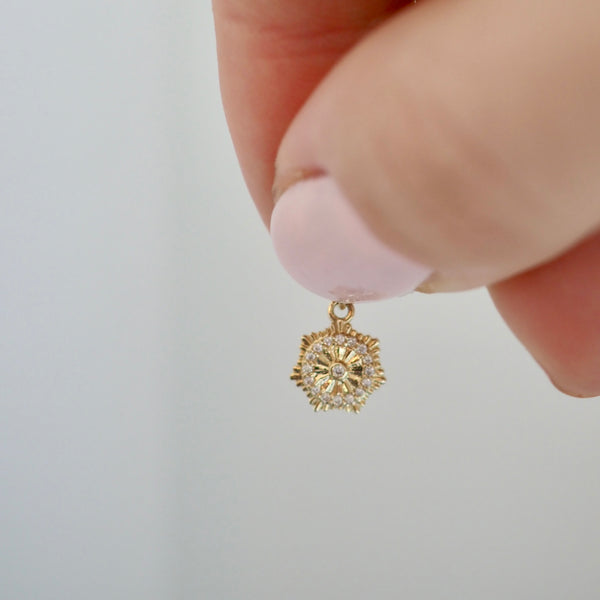 BONDY FLUTED DISC PENDANT