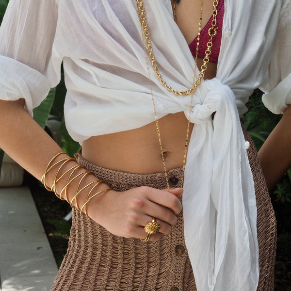 ANNiKA  5x LACE UP CUFF BRACELET