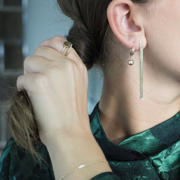 MIA MESH DROP EARRINGS