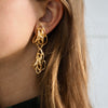 LILLIAN OPEN LOOP STATEMENT DROP EARRINGS