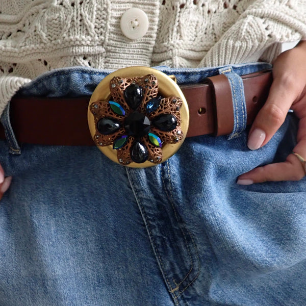 ANNA STONE BELT + BUCKLE