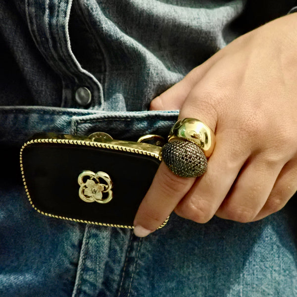 COVA BLACK DIAMOND RING