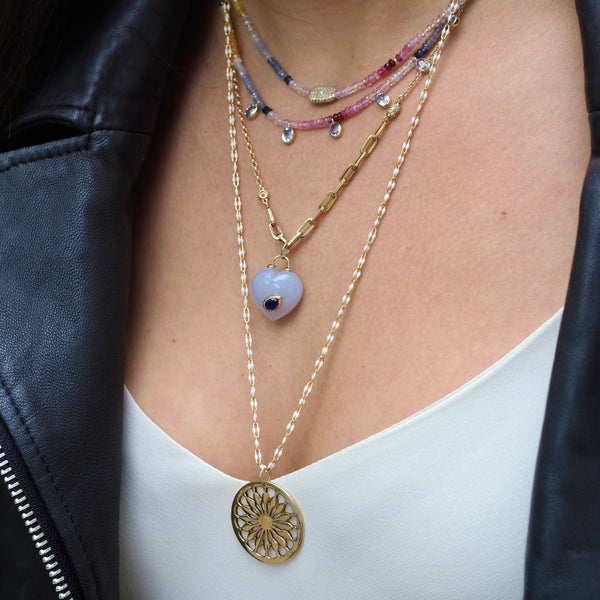 ADDY BLUE HEART PENDANT ONLY