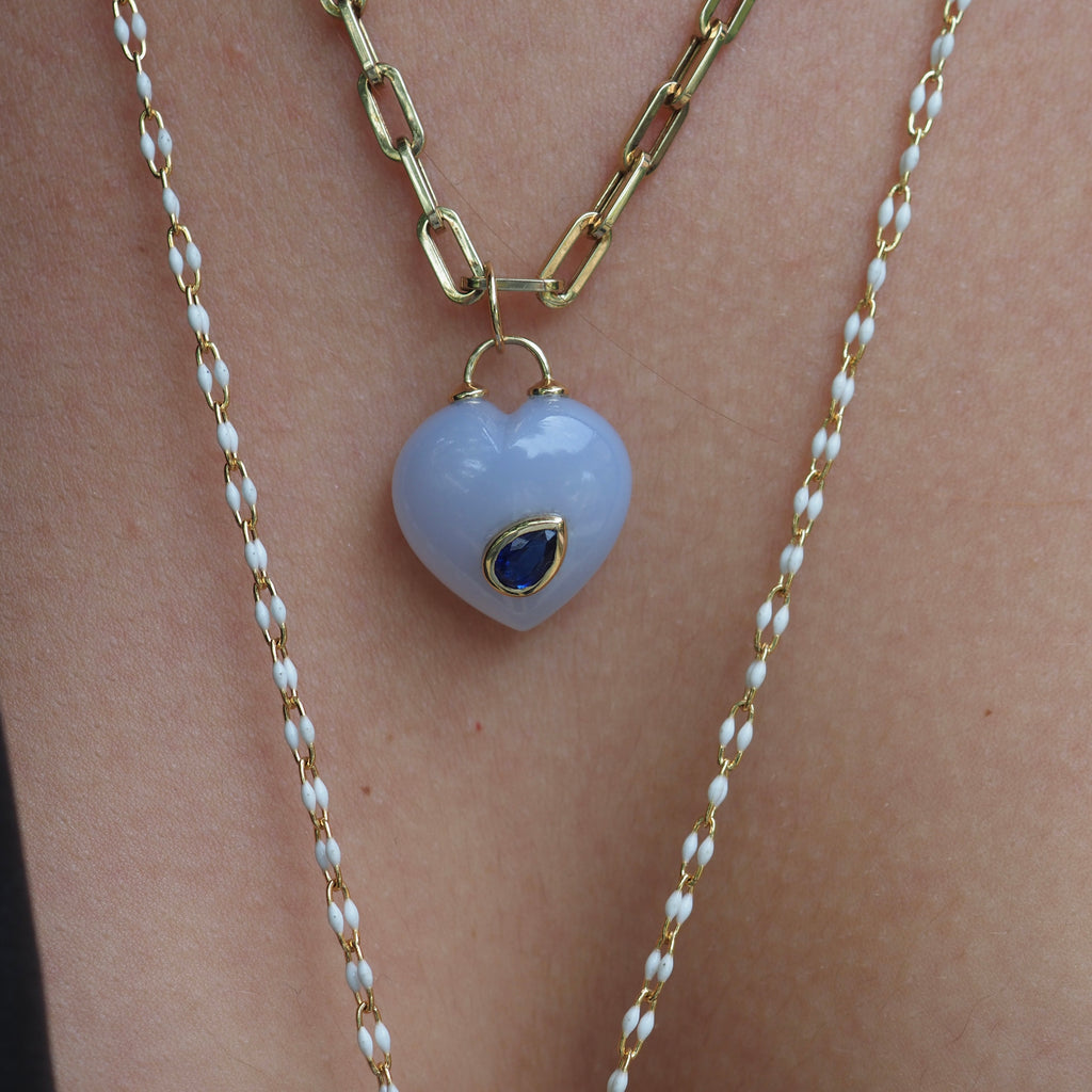 ADDY BLUE HEART PENDANT ONLY