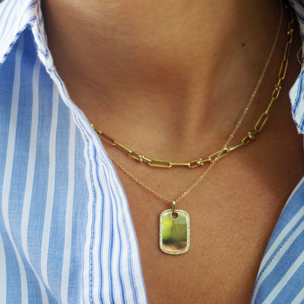 OAKLYNN TAG NECKLACE