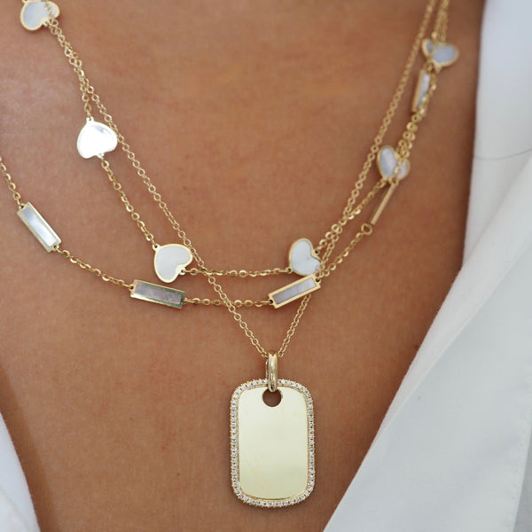 OAKLYNN TAG NECKLACE