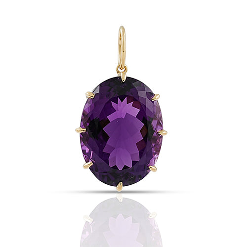 AVRA  AMETHYST PENDANT NECKLACE