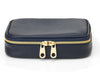 BOULEVARD ISABELLA LEATHER JEWELRY CASE - BLACK