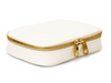 BOULEVARD ISABELLA LEATHER JEWELRY CASE - WHITE