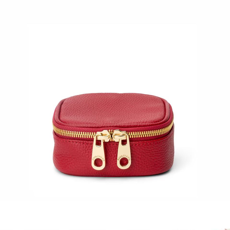 BOULEVARD CAMILLA JEWELRY CASE - RUBY