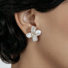 SHASHI FLOWER PEARL EARRING