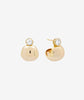SHASHI BEZEL GOLD EARRING