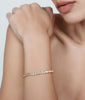 SHASHI EMERALD CUT BAGUETTE TENNIS BRACELET