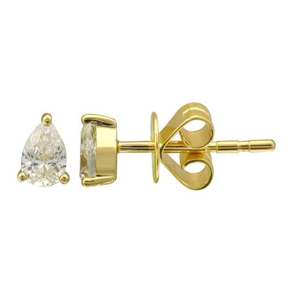 AVRA PEAR MOUNT STUD  EARRINGS