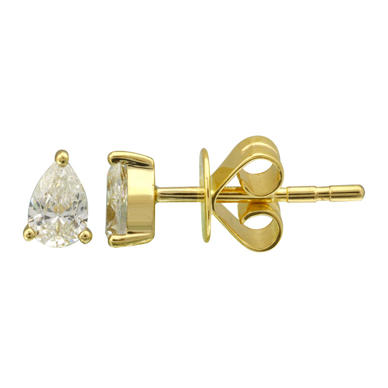 AVRA PEAR MOUNT STUD  EARRINGS