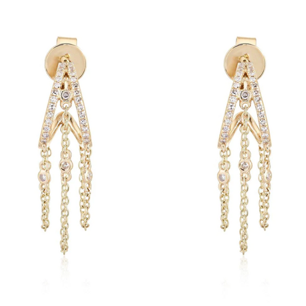 JESSEY TRIPLE CHAIN DROP HUGGIES