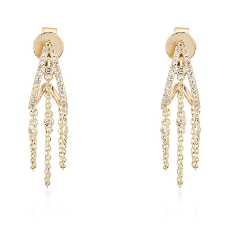 JESSEY TRIPLE CHAIN DROP HUGGIES