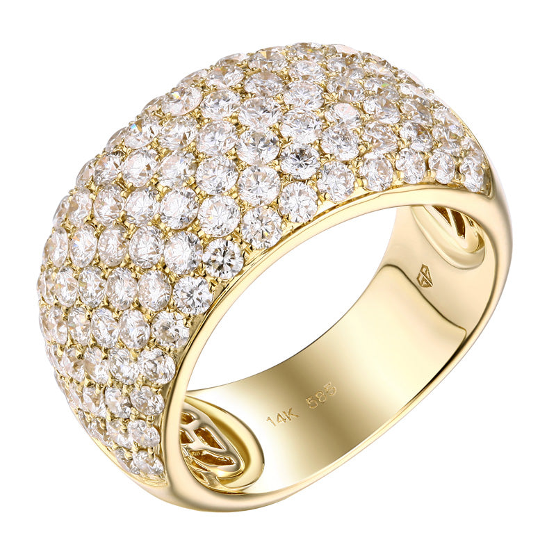 BLAIRE DIAMOND DOMED PAVE RING