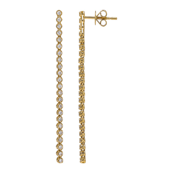 SPENCER Tennis Drop Earrings