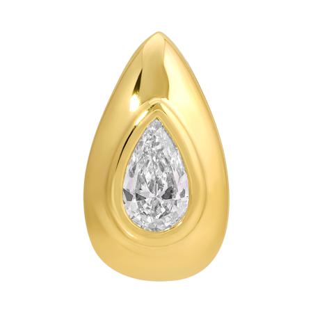 ADEENA GOLD DIAMOND SHAPE RONDELLE