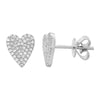 KAYA DIAMOND  HEART STUD EARRINGS