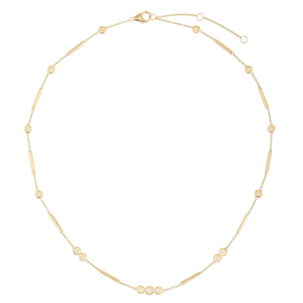STELLA ROSE STATIONED NECKLACE
