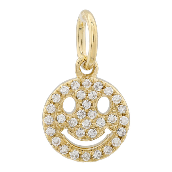 SMILEY FACE NECKLACE CHARM