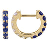 CHASE ETERNITY HUGGIE EARRINGS - SAPPHIRE