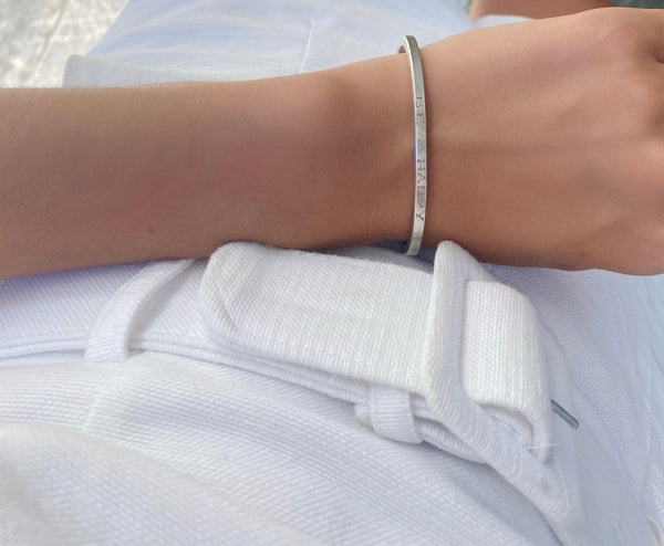 BE HAPPY Cuff Bracelet