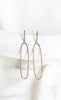 BILLE JAMES OPEN OVAL  DROP EARRINGS