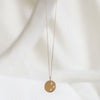 ALEA 14K GOLD DISC NECKLACE