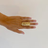 CAITLAN CARVED Ring - Gold
