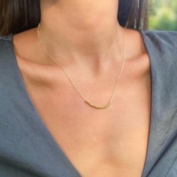 ALEX  BALL CHAIN NECKLACE