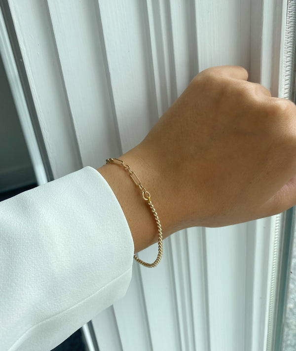 GABBY BEAD/CHAIN BRACELET
