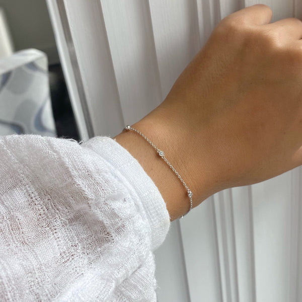 ADDIE DIAMONDS BY THE YARD -  CHAIN BRACELETS