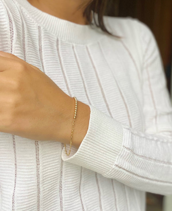 GABBY BEAD/CHAIN BRACELET