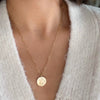 ALEA 14K GOLD DISC NECKLACE