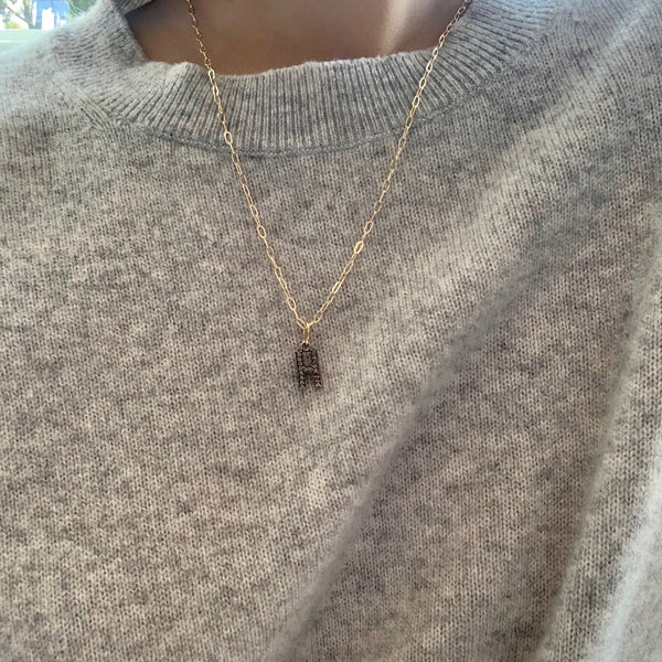 H INITIAL NECKLACE