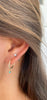 TESSA TURQUOISE BEZEL DROP EARRINGS