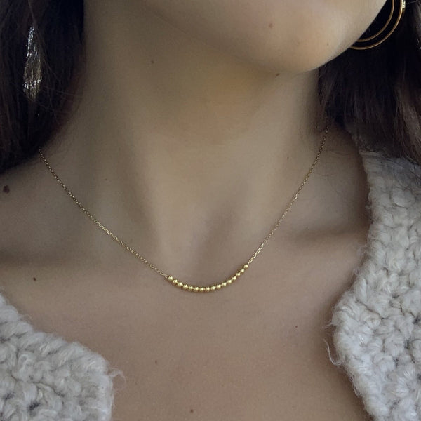 ALEX  BALL CHAIN NECKLACE