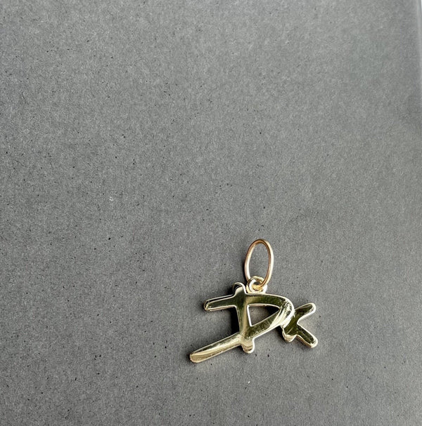 TWO  INITIAL / LETTERS  CUSTOM NECKLACE