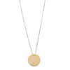 MAYE GOLD DISC NECKLACE