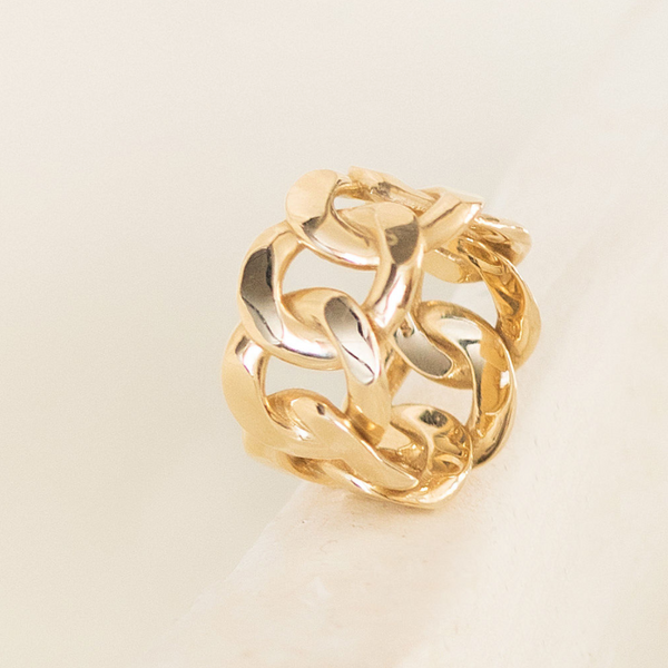 SAMANTHA CUBAN LINK RING